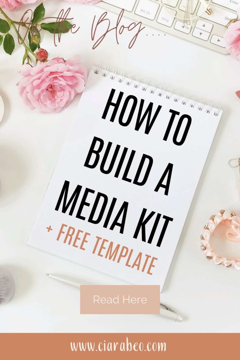 How To Create a Media Kit + Free Media Kit Template Ciarabeo