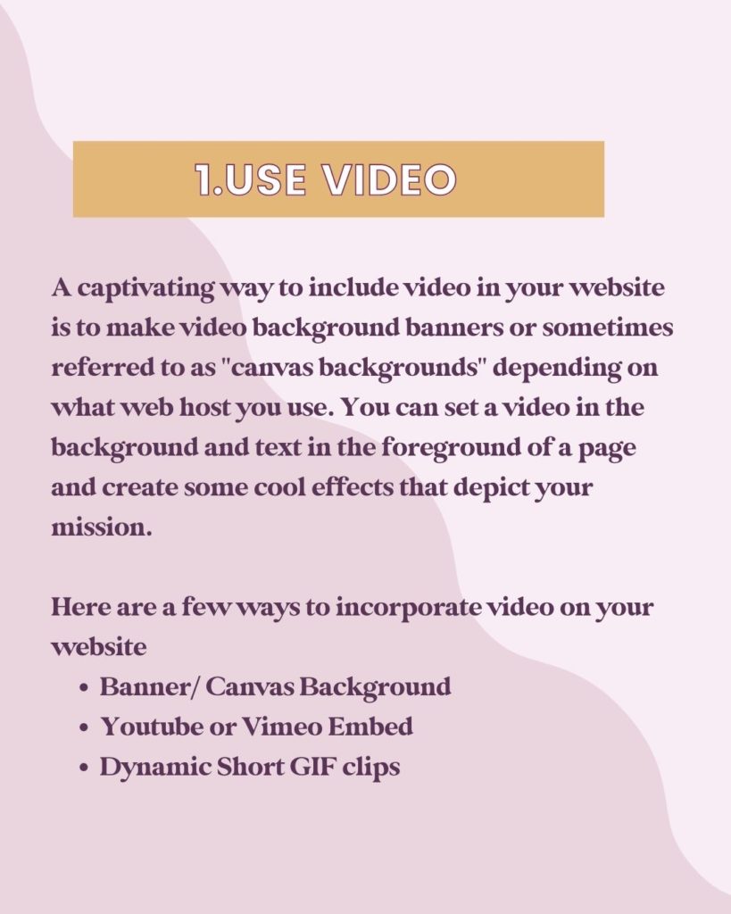 Using Video On Your Website
