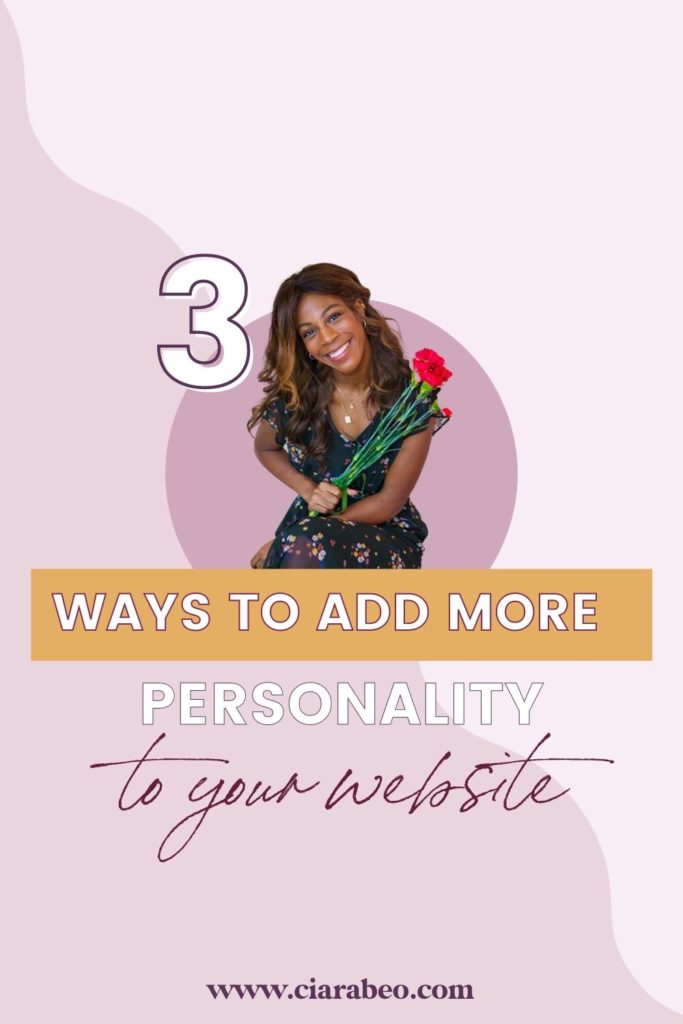 Three Ways to Add Personality To Your Website